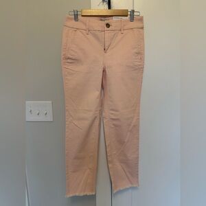 LOFT Blush Cropped Pants